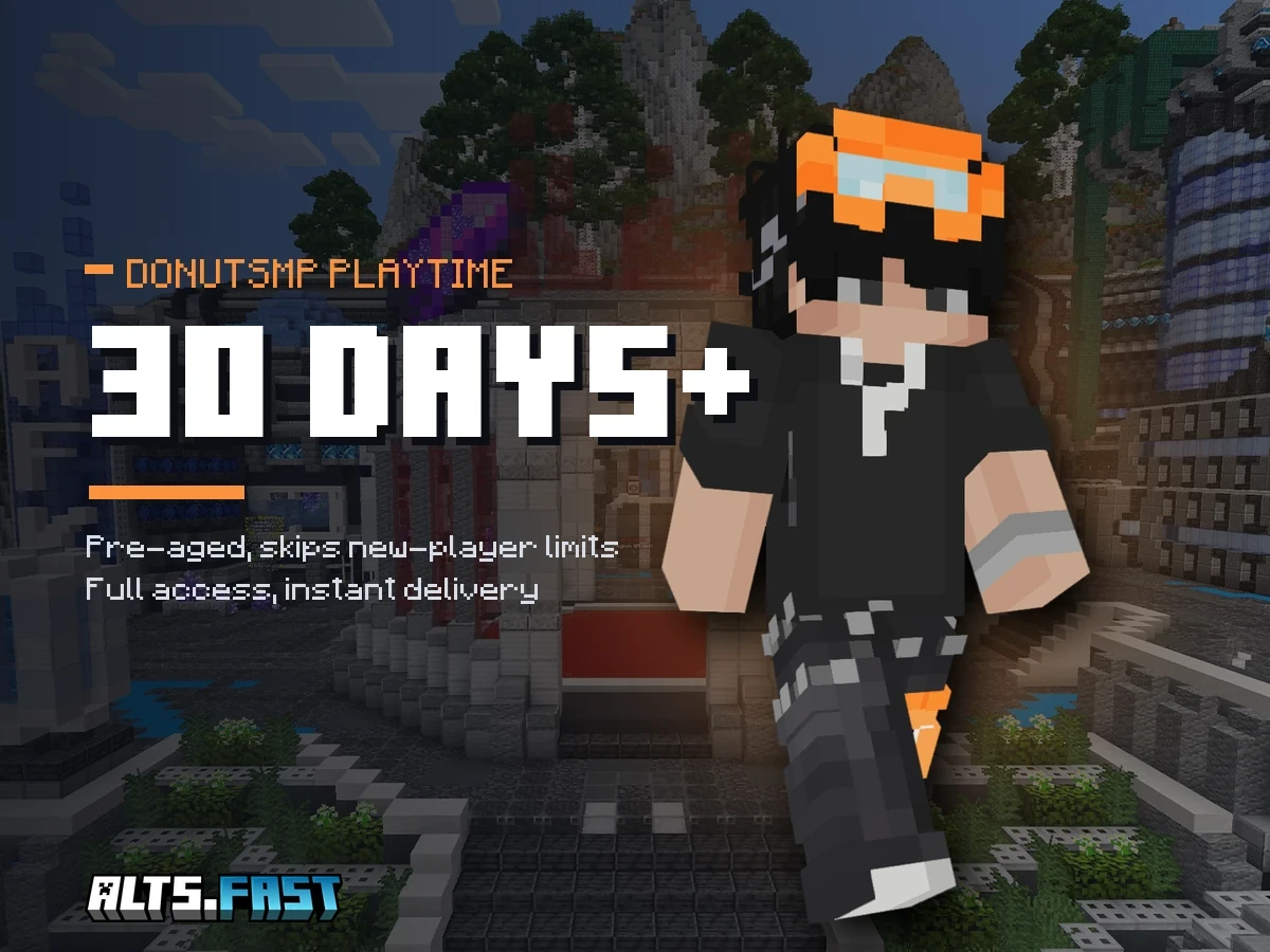 DonutSMP 30d+ Playtime Account
