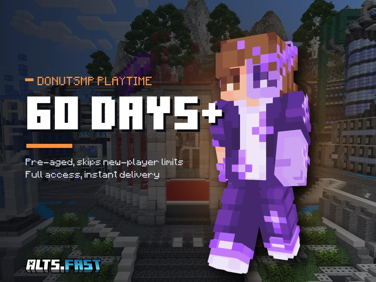 DonutSMP 60d+ Playtime Account
